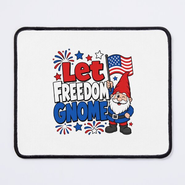 Item preview, Let Freedom Gnome | 4th of July designed and sold by Katybmadeit.