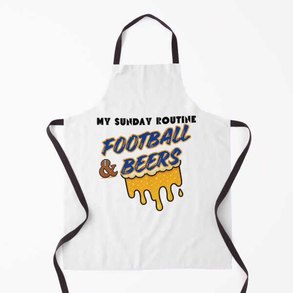 Item preview, Vintage Football & Beers Graphic Tee — Funny Sunday Routine Shirt for Rams Fans designed and sold by ThatFootball12.
