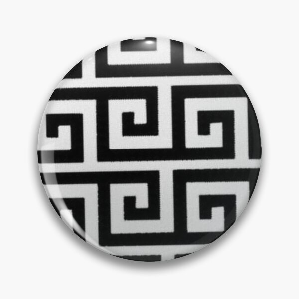 Item preview, Black and White Greek Key  designed and sold by ZedColors.