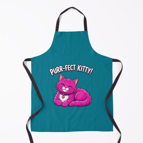 Item preview, Purr-fect Kitty Pink Cartoon Cat Sleeping Contentedly designed and sold by World-of-Magic.