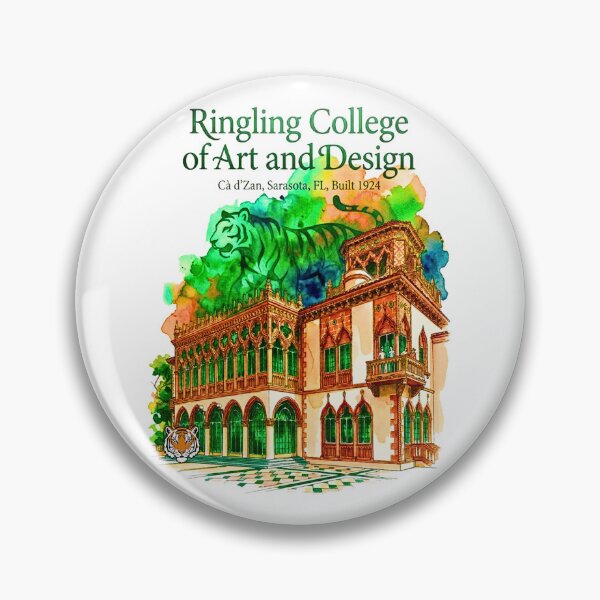 Item preview, Ringling College Art and Design Ca dZan Watercolor designed and sold by EvergreenPark - Tee Studio.