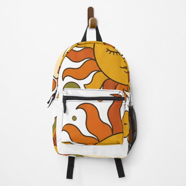 Item preview, Retro Sun and Moon - Groovy 70s Aesthetic Design designed and sold by VisualArtsOasis.