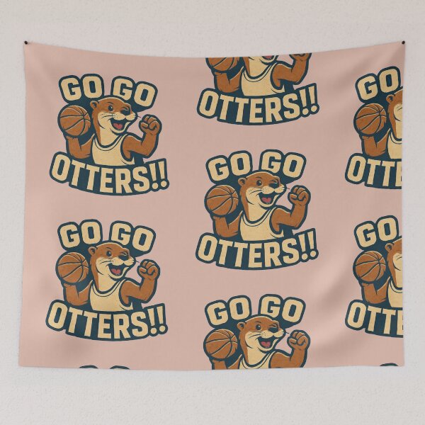 Item preview, Go Go Otters! designed and sold by Magenta Merch.