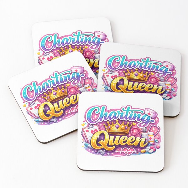 Item preview, Charting Queen Nurse Sticker | Cute Nurse Sticker | Nursing Student Gift | RN Sticker | Nurse Life Decal | Medical Worker Sticker designed and sold by overcomercrafts.