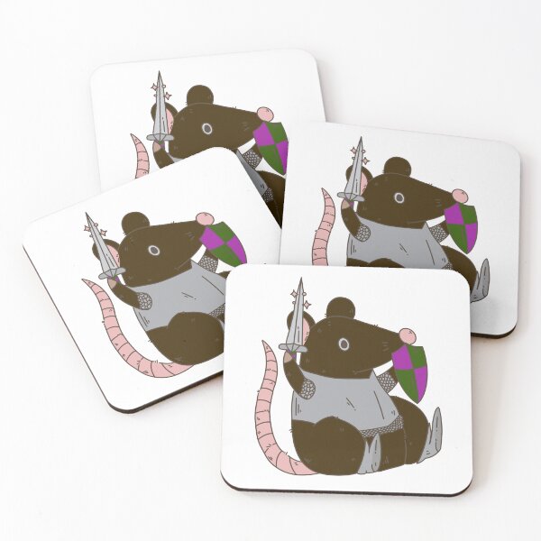Item preview, Rat Pack; dark brown with bright pink and green designed and sold by annaguerra.