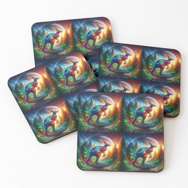 Item preview, Rainbow Kangaroo Design  designed and sold by Heavens Blueprint & Designs.