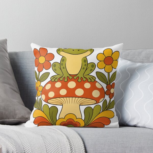 Item preview, Retro Groovy Frog - Groovy 70s Aesthetic Design designed and sold by VisualArtsOasis.
