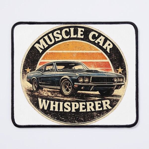 Item preview, Muscle Car Whisperer ⭐ Retro Classic Muscle Car Mechanic Gift designed and sold by UrbanPrintVibes.