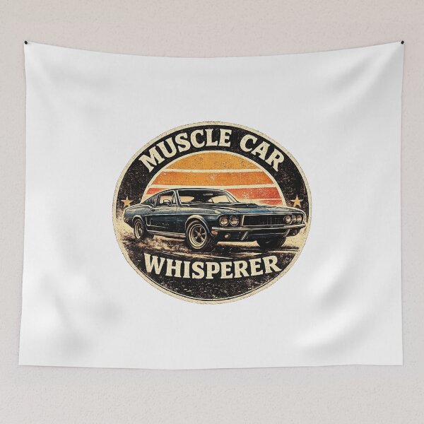 Item preview, Muscle Car Whisperer ⭐ Retro Classic Muscle Car Mechanic Gift designed and sold by UrbanPrintVibes.