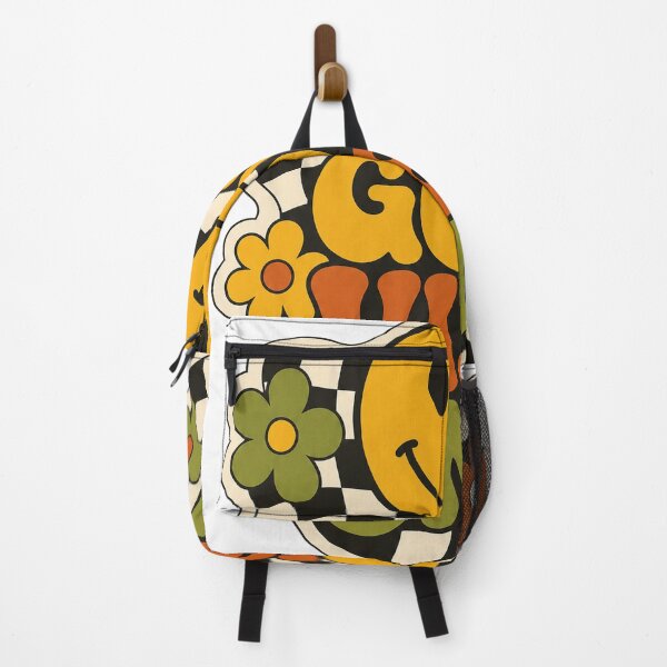 Item preview, Retro Checker Smiley - Groovy 70s Aesthetic Design designed and sold by VisualArtsOasis.