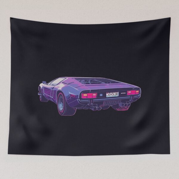 Item preview, Retro Synthwave Sports Car designed and sold by ItzLacarth.