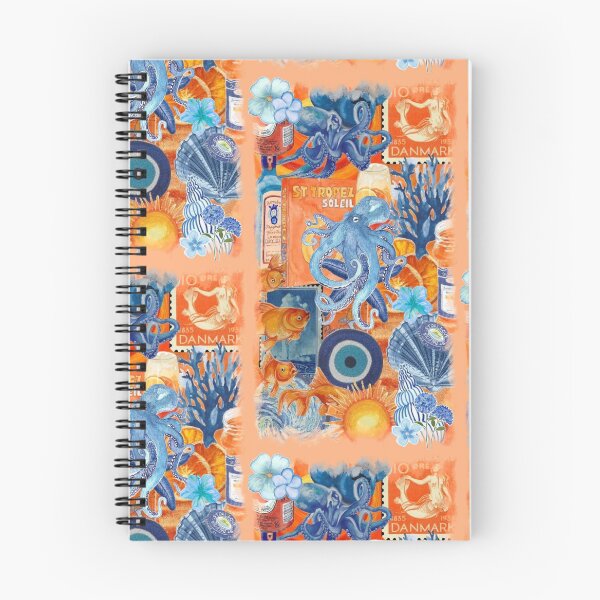 Item preview, Orange and Blue Collage designed and sold by Collage Gallery.