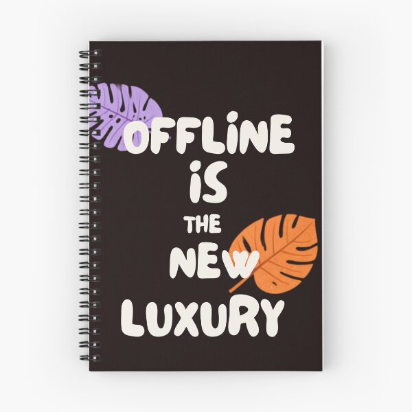 Item preview, Offline is The New Luxury Digital Detox Retro Aesthetic designed and sold by DesignVaultLab.