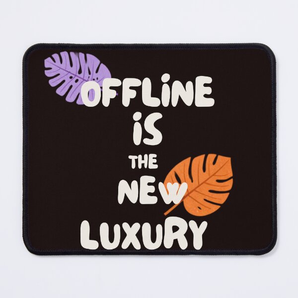 Item preview, Offline is The New Luxury Digital Detox Retro Aesthetic designed and sold by DesignVaultLab.