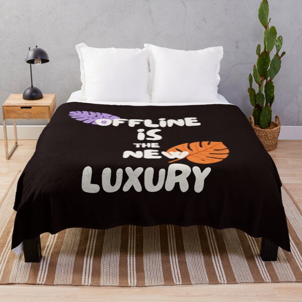 Item preview, Offline is The New Luxury Digital Detox Retro Aesthetic designed and sold by DesignVaultLab.