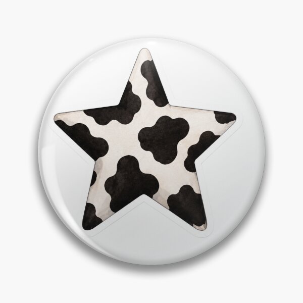 Item preview, Cow Print Star Aesthetic Sticker designed and sold by Velvet Cherry Studio.