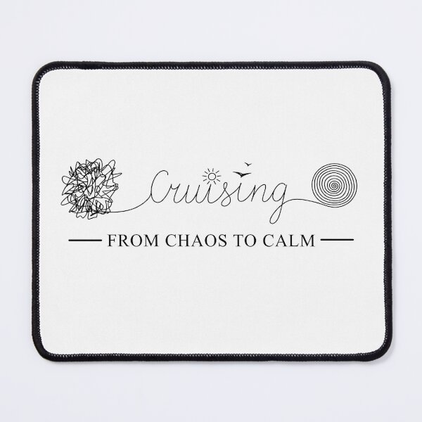 Item preview, Cruising. From chaos to Calm Continuous Line Art Cruise Lover Design (Black) designed and sold by gauthier-studio.