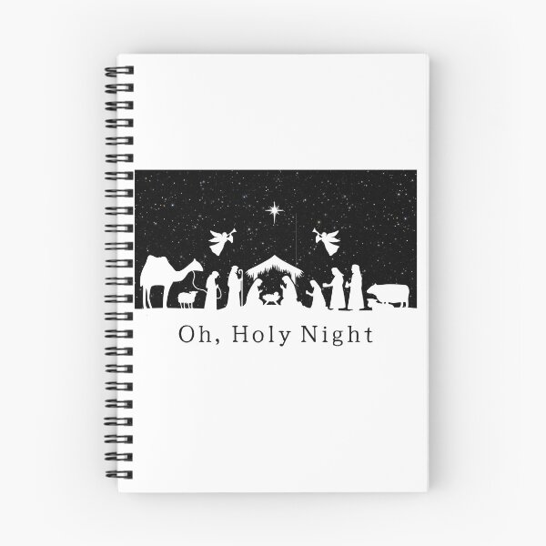 Item preview, Minimalist Black White Nativity Scene Christmas  designed and sold by GlueGunEnergy.