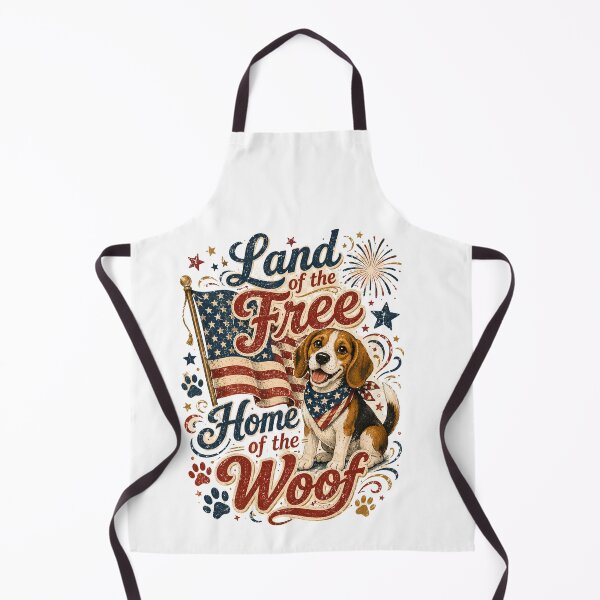 Item preview, Land of the Free Home of the Woof | 4th of July designed and sold by Katybmadeit.