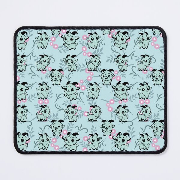 Item preview, Funny goat cartoon seamless pattern designed and sold by AlicinaM.