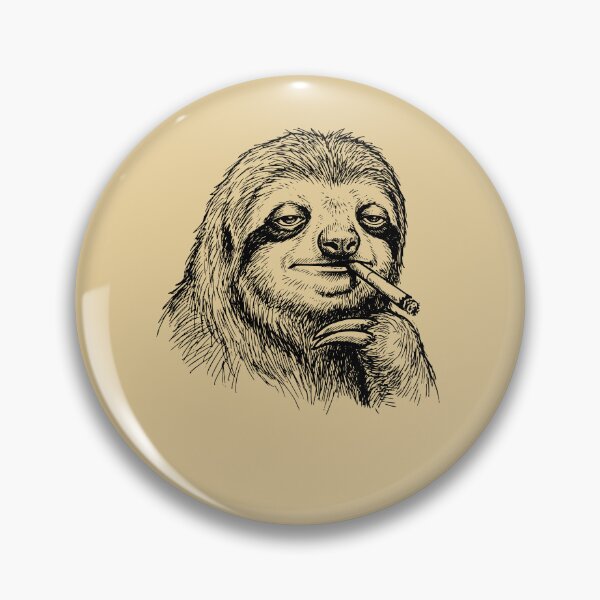 Item preview, Chill Sloth Smoking Cigar Relaxed Animal designed and sold by d247.