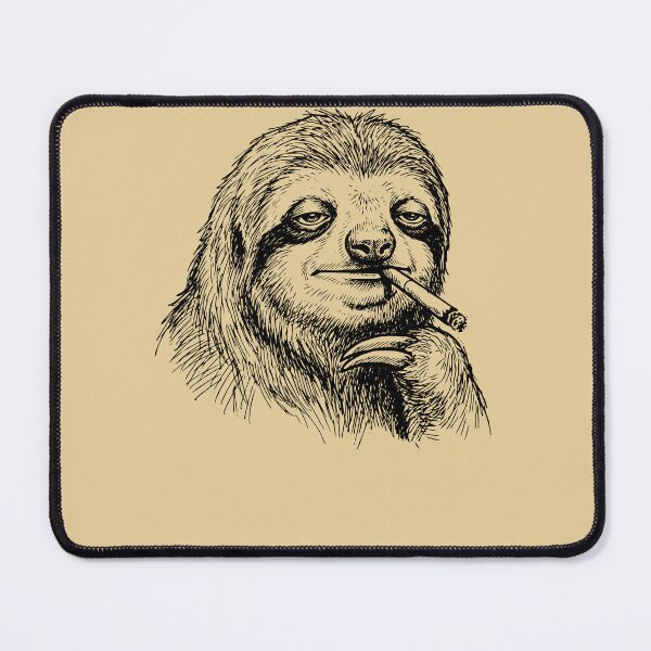 Item preview, Chill Sloth Smoking Cigar Relaxed Animal designed and sold by d247.