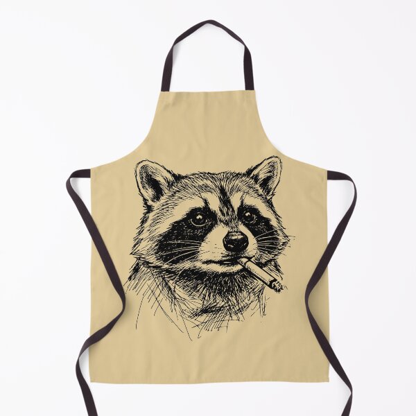 Item preview, Edgy Raccoon Smoking Cigar Sketch Art designed and sold by d247.