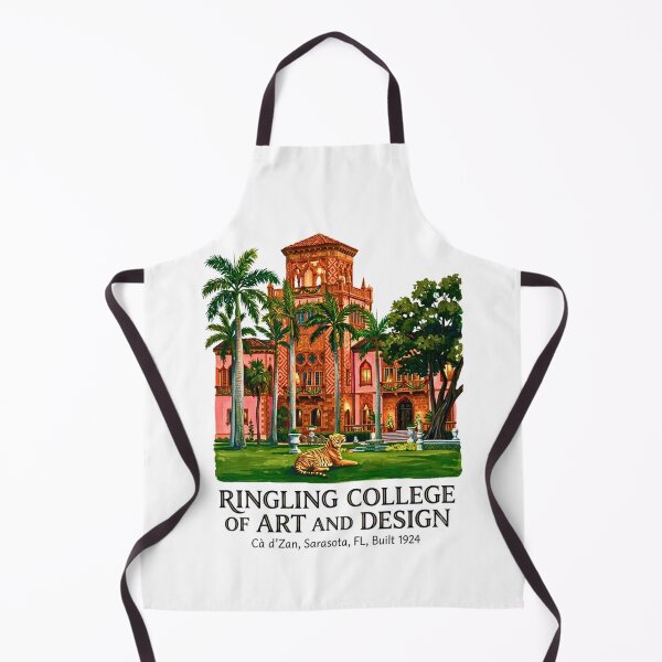 Item preview, Ringling College Ca d'Zan Mansion Gouache Art designed and sold by EvergreenPark - Tee Studio.