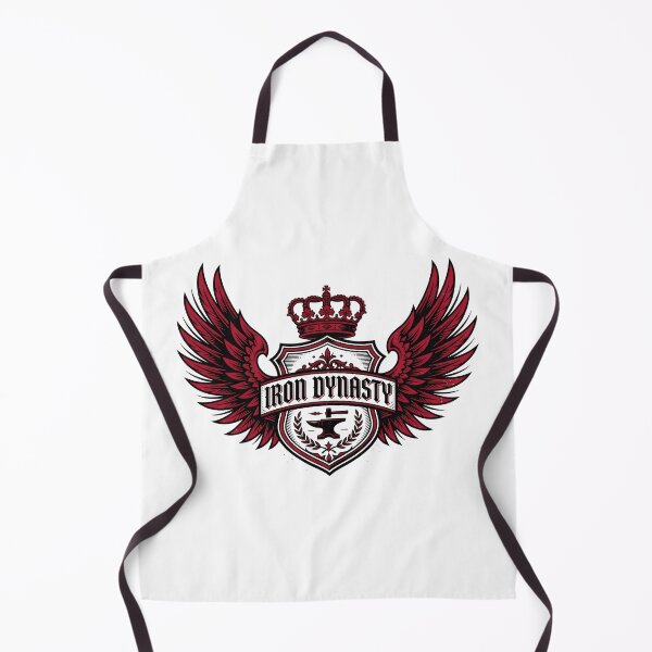 Item preview, Iron Dynasty Royal Wings Crown Anvil Crest Design designed and sold by FlorisnArt.