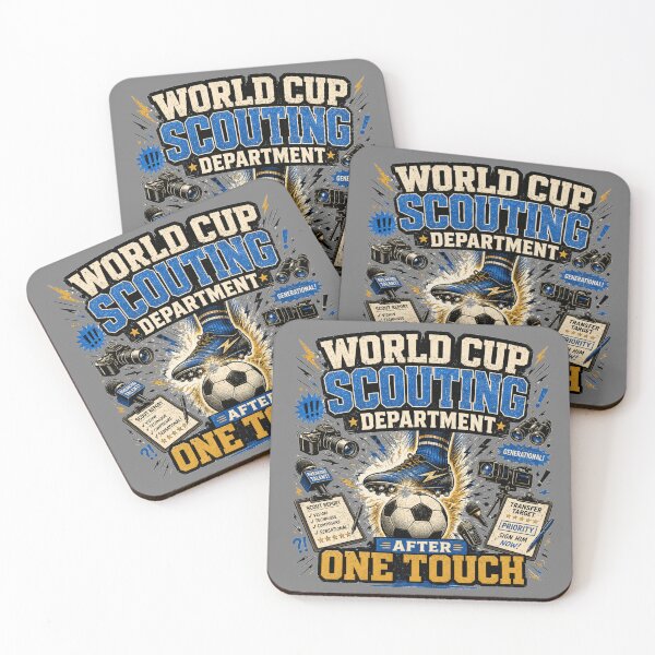 Item preview, World Cup Scouting Department After One Touch Soccer Meme designed and sold by POD DYNASTY | Original Print On Demand T-Shirt Graphics.