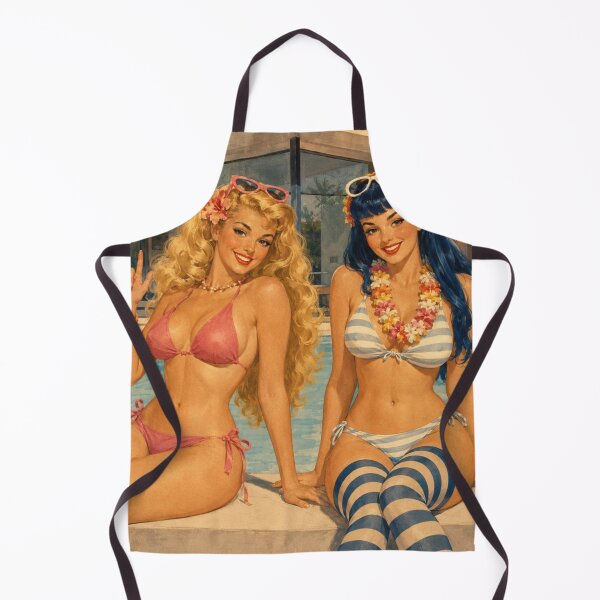 Item preview, Vintage Summer Besties Pinup designed and sold by Cosplayvintage.