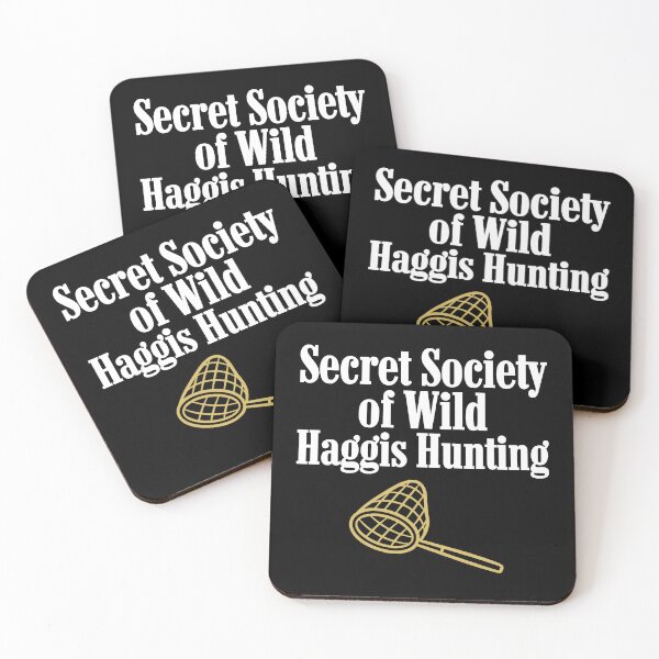 Item preview, Secret Society of Wild Haggis Hunting – Funny Scottish Highland Gift designed and sold by BritishDelights.