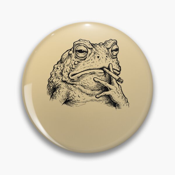 Item preview, Cool Toad Smoking Cigar Retro Style designed and sold by d247.