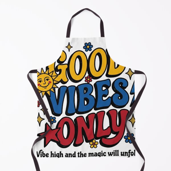Item preview, Good Vibes Only Retro Groovy T-Shirt - Vibe High and the Magic Will Unfold designed and sold by PlushFutura.