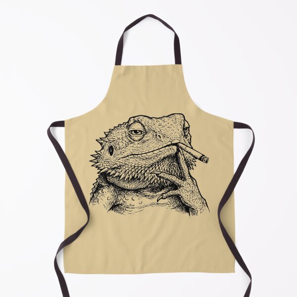 Item preview, Chillin' Bearded Dragon Smoking Lizard designed and sold by d247.