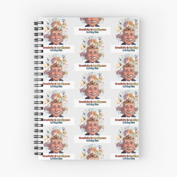 Item preview, Einstein Inspired "Creativity Is Intelligence Having Fun" Fun Quote Design – Fun Creative Brain Art designed and sold by Donsean22.