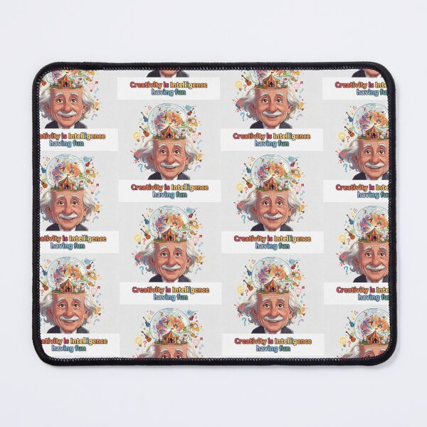 Item preview, Einstein Inspired "Creativity Is Intelligence Having Fun" Fun Quote Design – Fun Creative Brain Art designed and sold by Donsean22.