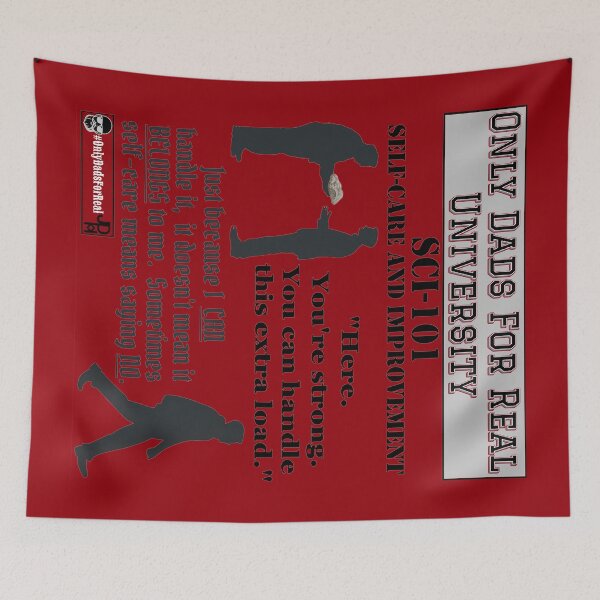 Item preview, SCI 101: Self Care and Improvement (Maroon) designed and sold by OnlyDadsForReal.