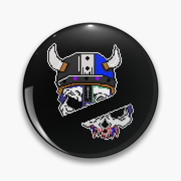 Item preview, Split Viking Skull Helmet - Cyberpunk Dark Fantasy designed and sold by RetroRlx.