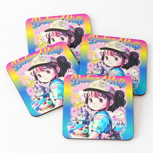 Item preview, Kawaii Anime Baker Belle: Village Pastry Chef Art designed and sold by AXENT Designs.