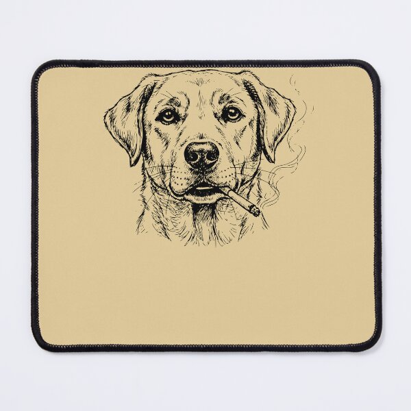 Item preview, Cool Labrador Dog Smoking Cigar Sketch Art designed and sold by d247.