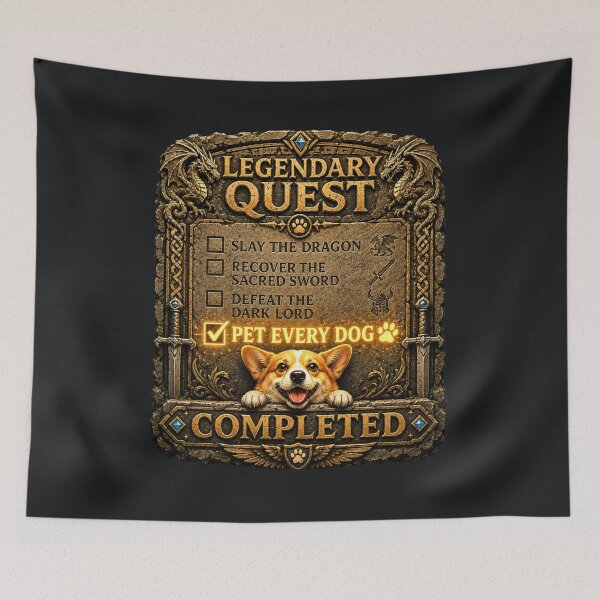 Item preview, Legendary Quest: Pet Every Dog designed and sold by Sanctum Icons.