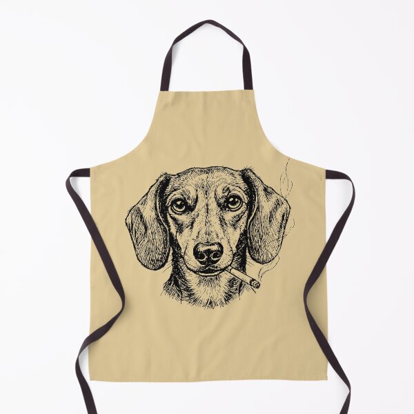 Item preview, Cool Dachshund Dog Smoking Sketch Art designed and sold by d247.