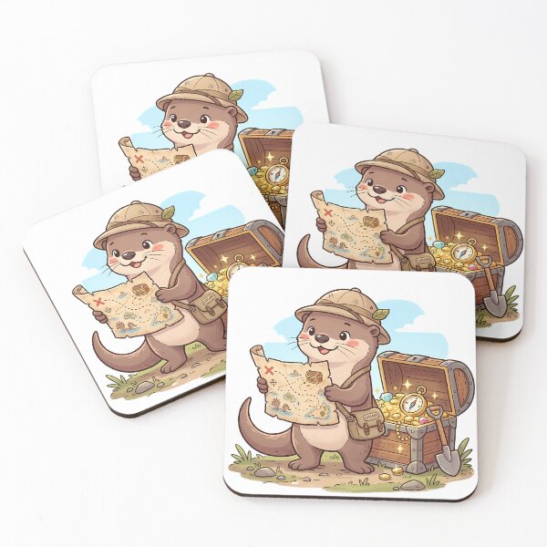 Item preview, Treasure Hunter Otter – Adventure Awaits designed and sold by MzulhilmiZam.