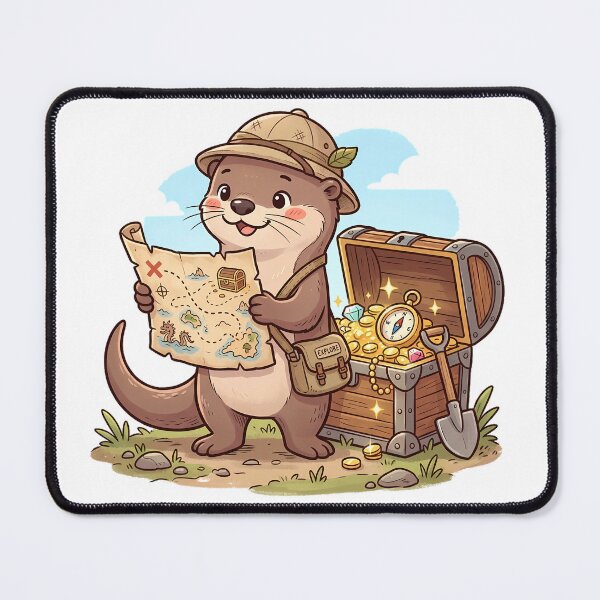 Item preview, Treasure Hunter Otter – Adventure Awaits designed and sold by MzulhilmiZam.