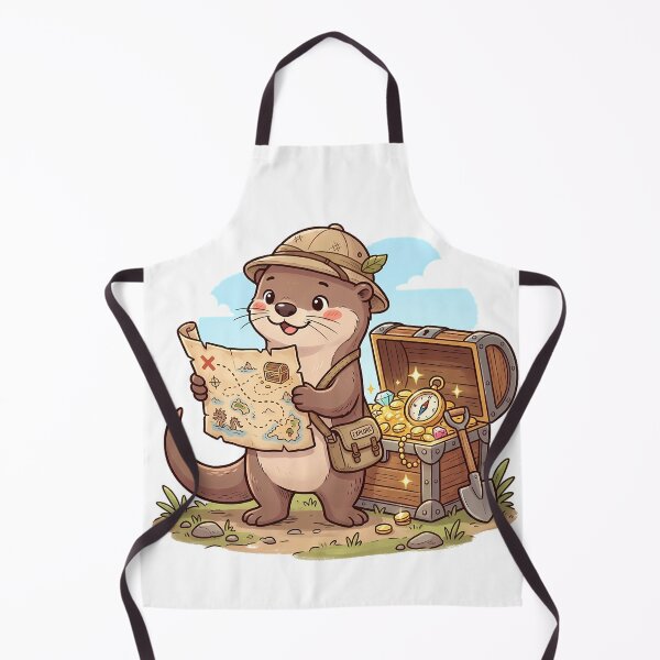 Item preview, Treasure Hunter Otter – Adventure Awaits designed and sold by MzulhilmiZam.