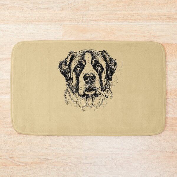 Item preview, Cool Smoking Large Dog Breed Line Art Design designed and sold by d247.
