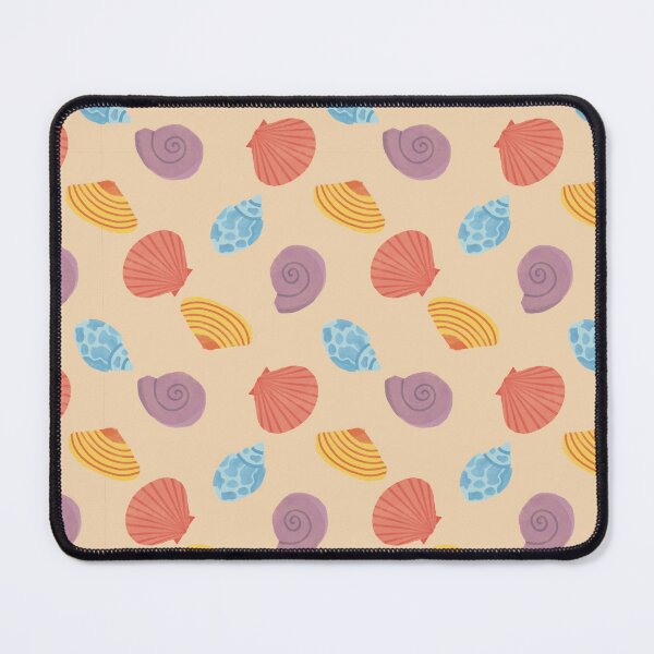 Item preview, Colorful Shells on Beach Sand Pattern designed and sold by Puddlescreation.