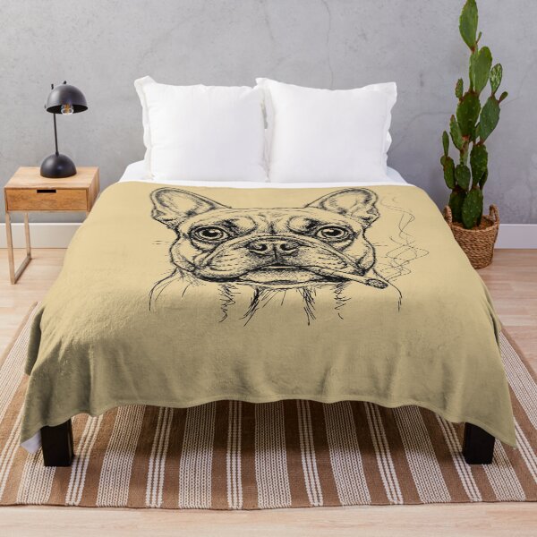 Item preview, French Bulldog Cigar Smoker Dog Sketch Art designed and sold by d247.