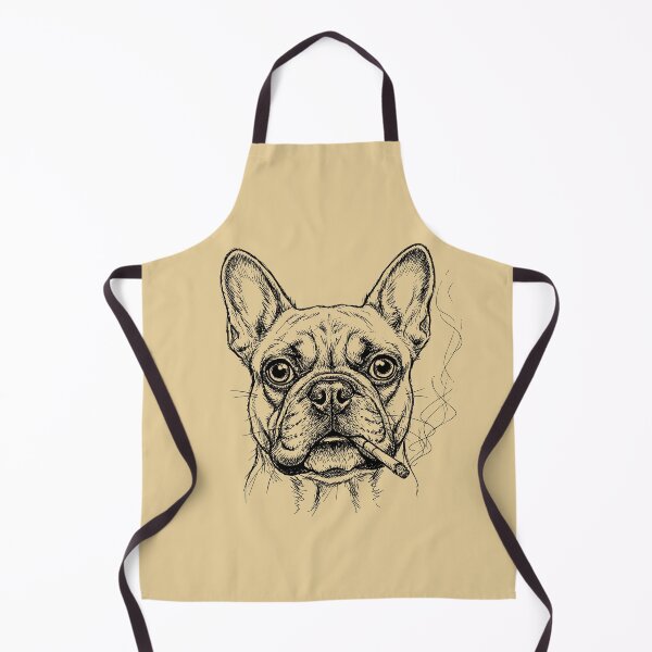 Artikelvorschau, Französische Bulldogge, Zigarrenraucher, Hundeskizze entworfen und verkauft von d247.